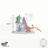 Ambush tabletop miniature - 62 mm tall, 100 mm base, 5+1 part assembly - Rescale Miniatures 3D print by Qumi