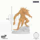 Humanoid Rat Folk Soldiers Tabletop-Miniatur (Bite Hatchet) - 40 mm hoch, 31 mm Base - Rescale Miniatures 3D-Druck von Qumi