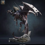 Red Dracolich – Undead Red Dragon: dracolich tabletop miniature, designer preview from Rescale Miniatures's 'Oktober 2026' release, 3D-printed in resin by Qumi (view 14)