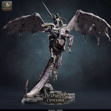 Red Dracolich – Undead Red Dragon: dracolich tabletop miniature, designer preview from Rescale Miniatures's 'Oktober 2026' release, 3D-printed in resin by Qumi (view 15)