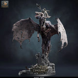 Red Dracolich – Undead Red Dragon: dracolich tabletop miniature, designer preview from Rescale Miniatures's 'Oktober 2026' release, 3D-printed in resin by Qumi (view 20)