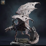 Red Dracolich – Undead Red Dragon: dracolich tabletop miniature, designer preview from Rescale Miniatures's 'Oktober 2026' release, 3D-printed in resin by Qumi (view 25)