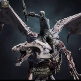Red Dracolich – Undead Red Dragon: dracolich tabletop miniature, designer preview from Rescale Miniatures's 'Oktober 2026' release, 3D-printed in resin by Qumi (view 29)