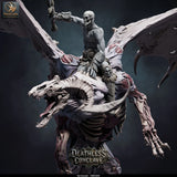 Red Dracolich – Undead Red Dragon: dracolich tabletop miniature, designer preview from Rescale Miniatures's 'Oktober 2026' release, 3D-printed in resin by Qumi (view 30)