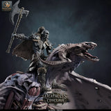Red Dracolich – Undead Red Dragon: dracolich tabletop miniature, designer preview from Rescale Miniatures's 'Oktober 2026' release, 3D-printed in resin by Qumi (view 38)