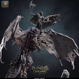 Red Dracolich – Undead Red Dragon: dracolich tabletop miniature, designer preview from Rescale Miniatures's 'Oktober 2026' release, 3D-printed in resin by Qumi (view 40)