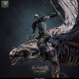 Red Dracolich – Undead Red Dragon: dracolich tabletop miniature, designer preview from Rescale Miniatures's 'Oktober 2026' release, 3D-printed in resin by Qumi (view 41)