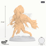 Aurora Sentinel tabletop miniature (Bow D) - 37 mm tall, 31 mm base, 1+1 part assembly - Rescale Miniatures 3D print by Qumi