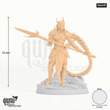 Aurora Sentinel tabletop miniature (Spear B) - 41 mm tall, 31 mm base - Rescale Miniatures 3D print by Qumi