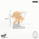 Doom Ravagers tabletop miniature (Dual Sword) - 40 mm tall, 31 mm base - Rescale Miniatures 3D print by Qumi