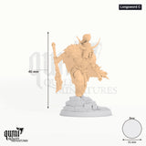 Doom Ravagers tabletop miniature (Longsword C) - 46 mm tall, 31 mm base - Rescale Miniatures 3D print by Qumi