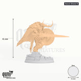 Doom Ravagers tabletop miniature (Sword & Shield B) - 42 mm tall, 31 mm base - Rescale Miniatures 3D print by Qumi