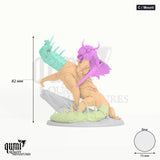 Iron Scale Ravagers tabletop miniature (C / mounted) - 82 mm tall, 73 mm base - Rescale Miniatures 3D print by Qumi