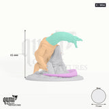 Iron Scale Ravagers tabletop miniature (E / wild) - 61 mm tall, 73 mm base - Rescale Miniatures 3D print by Qumi