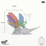 Royal Fae tabletop miniature (Wild) - 159 mm tall, 163 mm wingspan, 160 mm base - Rescale Miniatures 3D print by Qumi