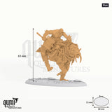 Sabertooth Tabletop-Miniatur (Run) - 63 mm hoch, 88x52 mm Base, 1 Körperteil + 1 Base - Rescale Miniatures 3D-Druck von Qumi