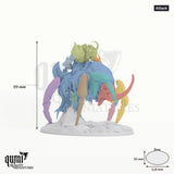 Insect Scarab Host tabletop miniature (Attack) - 99 mm tall, 118x90 mm base - Rescale Miniatures 3D print by Qumi