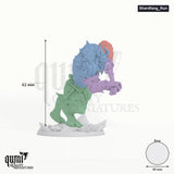 Shardfang tabletop miniature (V2 Run) - 62 mm tall, 49 mm base, 5+1 part assembly - Rescale Miniatures 3D print by Qumi