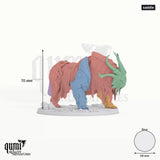 Solarion the Warbeast tabletop miniature (saddle) - 70 mm tall, 98 mm base - Rescale Miniatures 3D print by Qumi