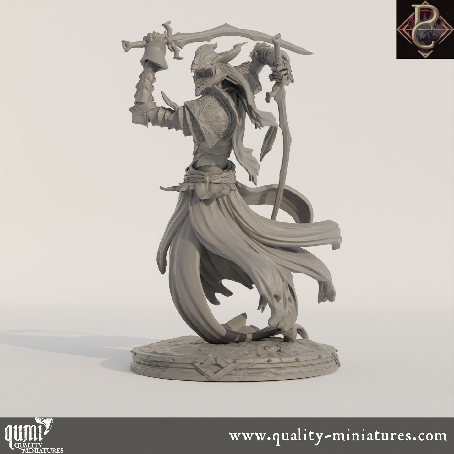 The Sorrow of Terrimor - 32mm - Xl size Tabletop RPG Mini - Qumi - Parasite Collectibles