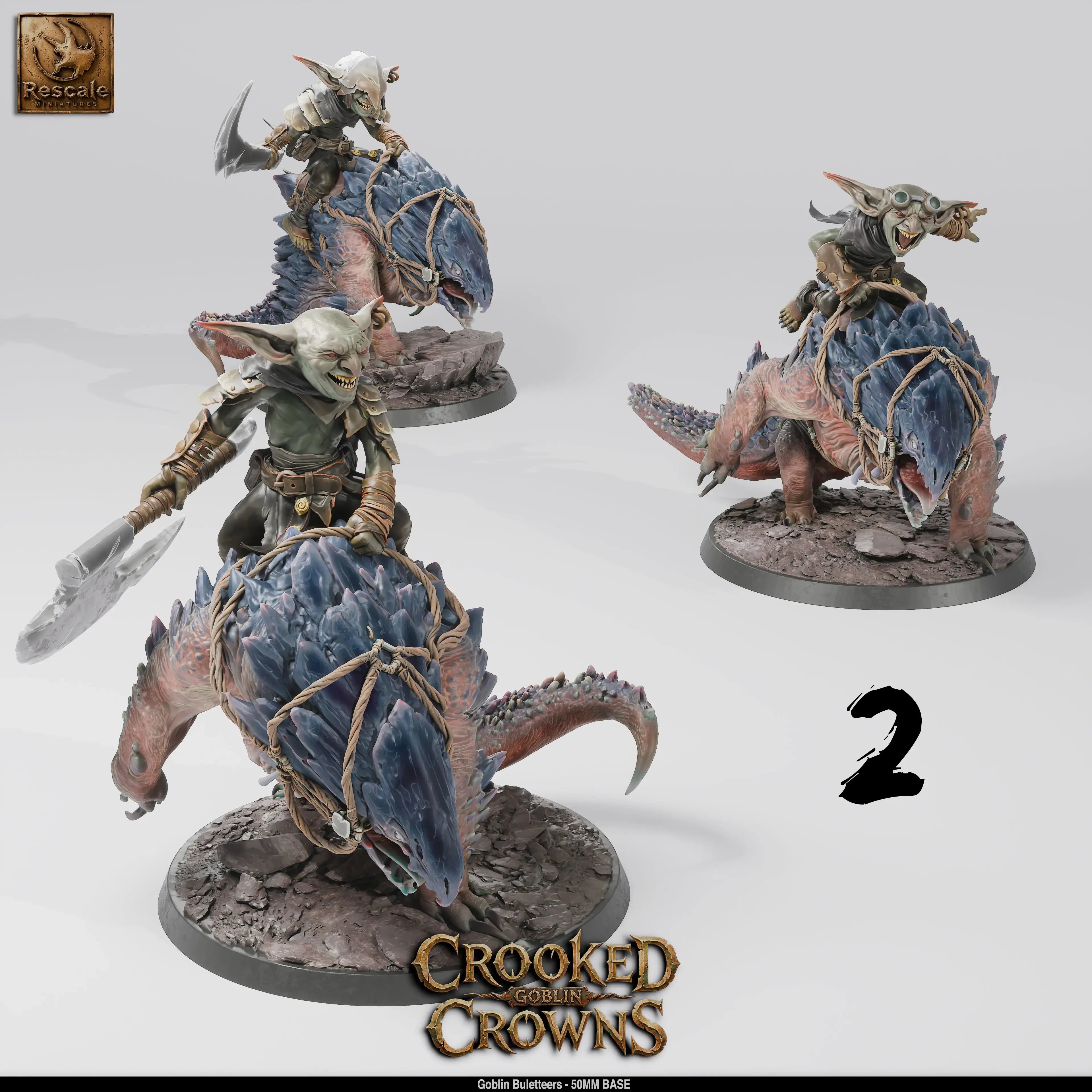 Tabletop Goblin Buletteers Miniatures Rescale Miniatures