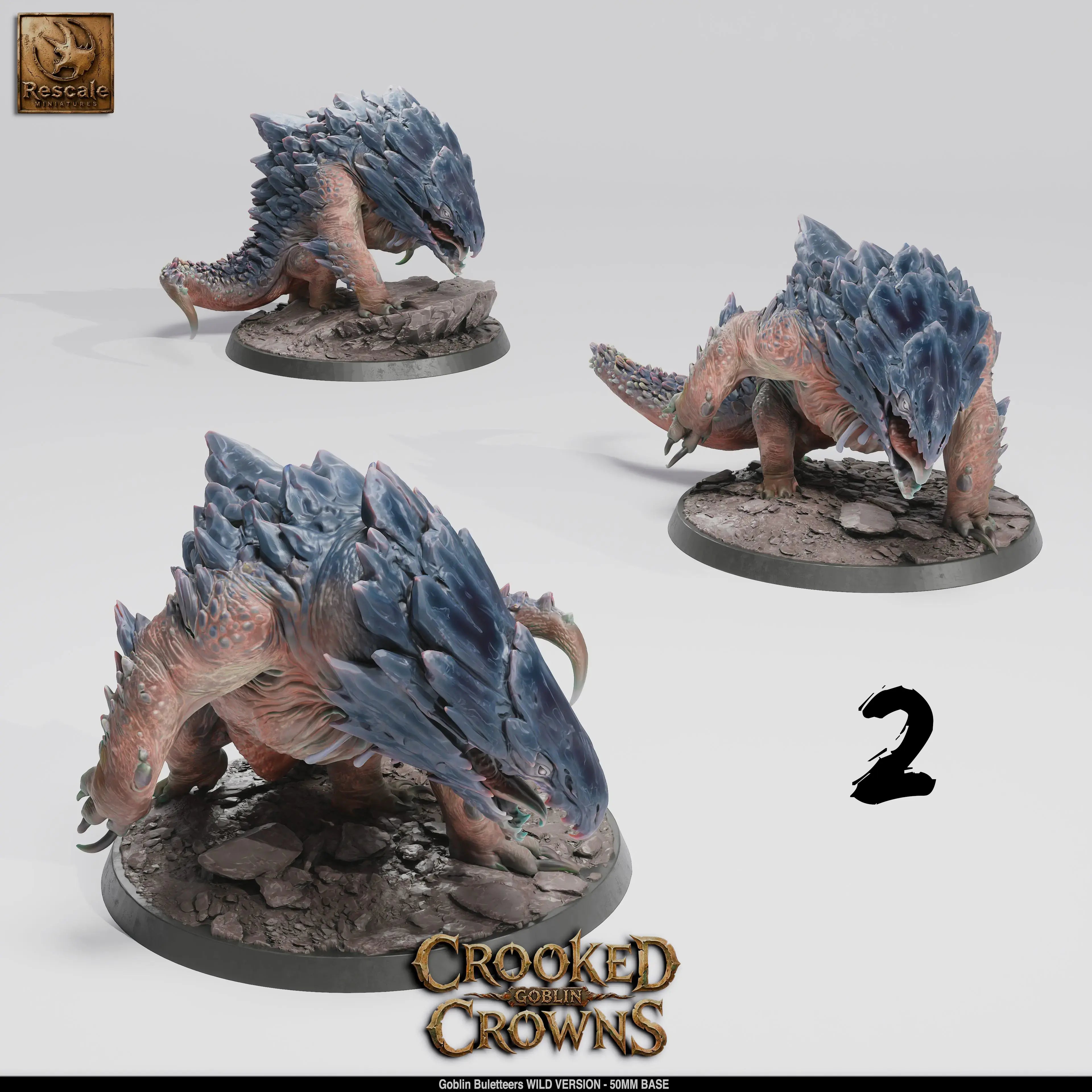 Tabletop Goblin Buletteers Miniatures Rescale Miniatures