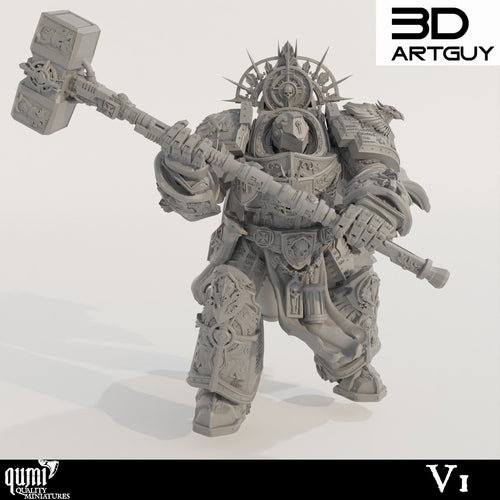 Fantasy Sammlerstück Miniatur Ritter der Reinheit Qumi 3D ArtGuy