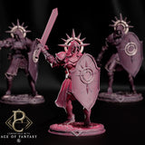 Sword Fighter Tabletop Miniature –  Dawnshield Sister | Qumi - Bild 2 von 2