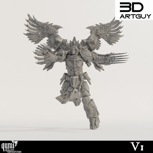 Scifi Miniatur Vogel Ninja Qumi 3D ArtGuy Sammlerstück