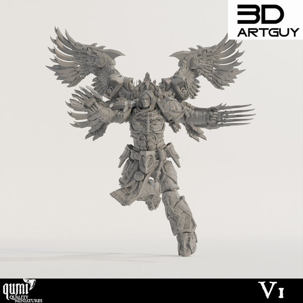 Scifi Miniatur Vogel Ninja Qumi 3D ArtGuy Sammlerstück