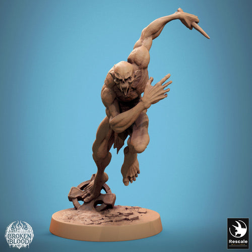 Tabletop Monster Ghoul Savage 32mm Rescale Miniatures