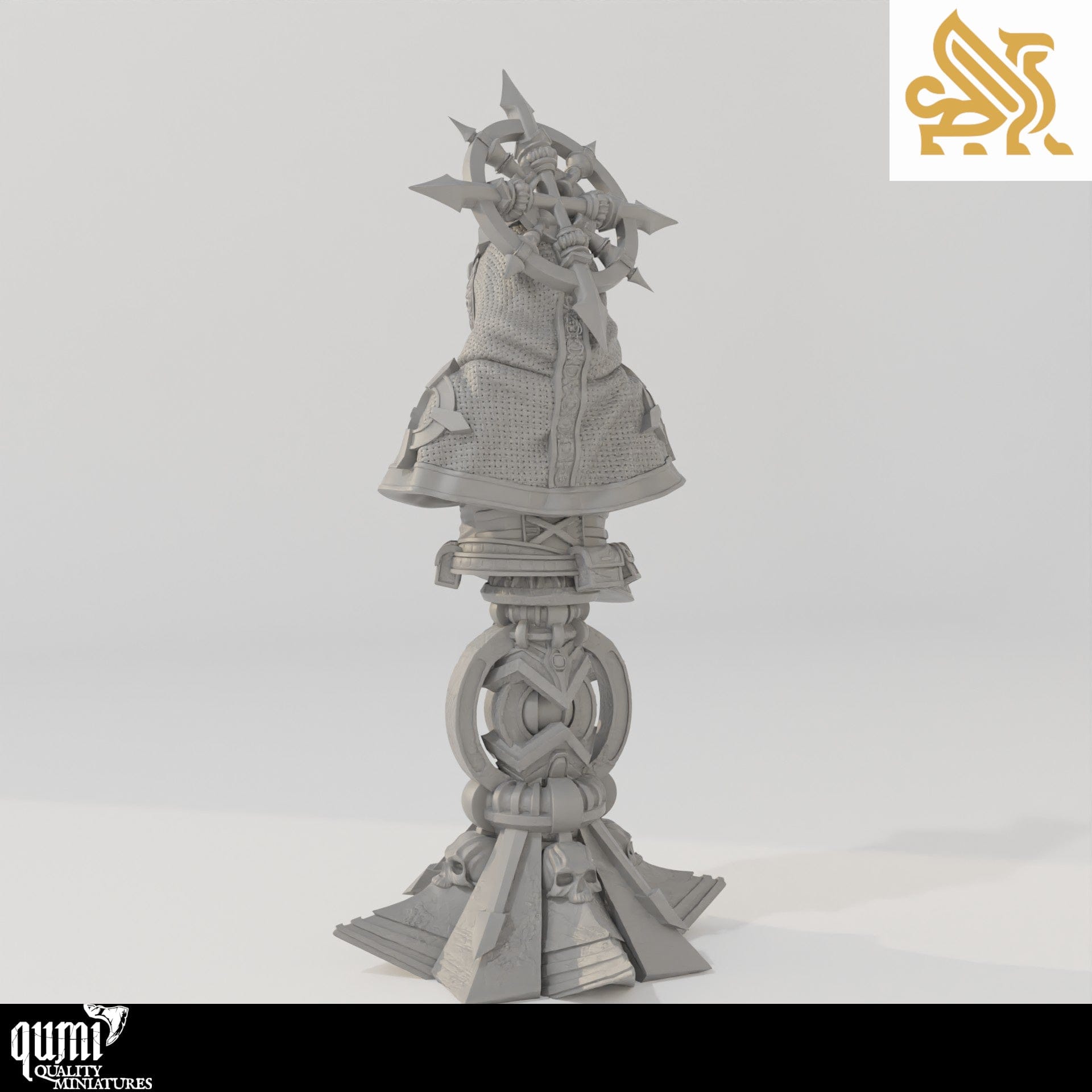 Amélie Saffron Bust -  Tabletop RPG Mini - Qumi - DM Stash Quality Miniatures - Qumi Wargaming Mini Model Figure