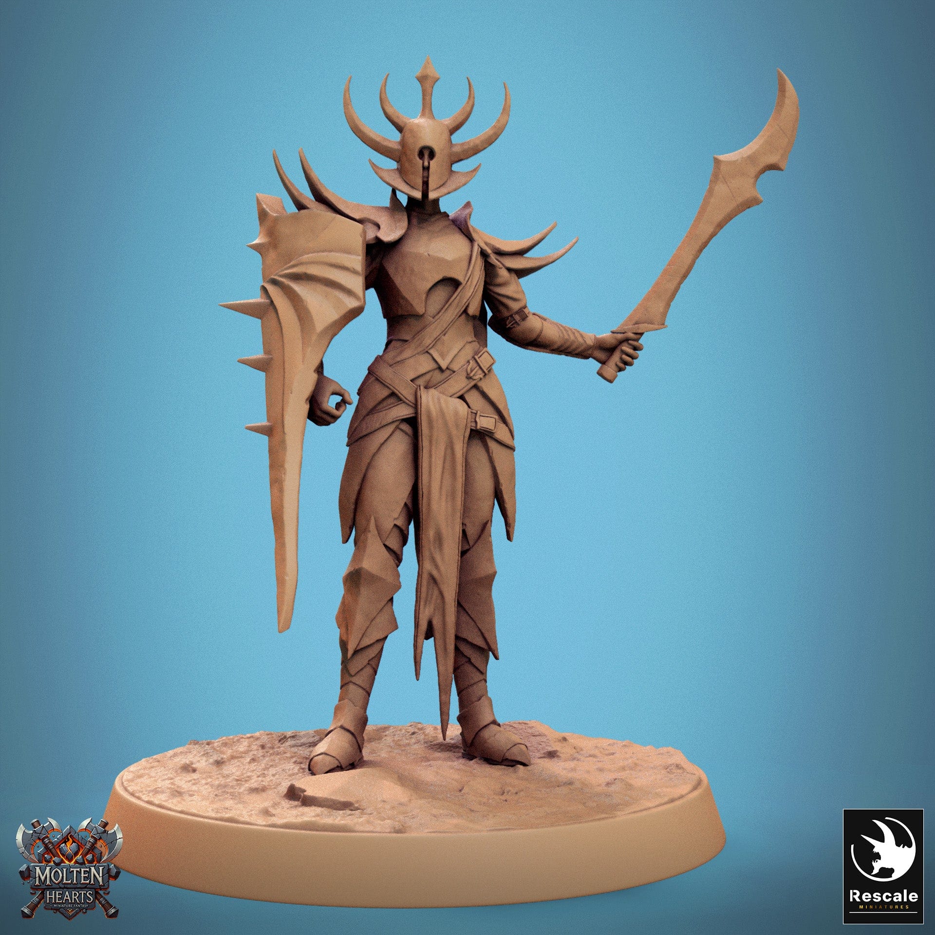 Tabletop RPG Miniature Velatrix - 32mm Qumi Rescale Miniatures Anger Parade Quality Miniatures - Qumi Wargaming Mini Model Figure