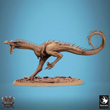 Monster Spear Fighter Tabletop Miniature - Avispyror by Qumi, 3D printed resin tabletop miniature for RPGs, wargaming and painting