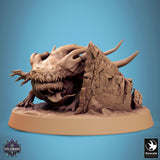 Creature Devilish Flea Tabletop Miniatures by Qumi, 3D printed resin tabletop miniature for RPGs, wargaming and painting