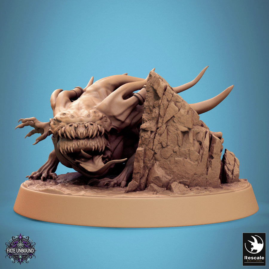 Creature Devilish Flea Tabletop Miniatures by Qumi, 3D printed resin tabletop miniature for RPGs, wargaming and painting