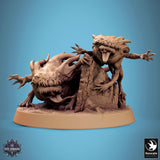 Creature Devilish Flea Tabletop Miniatures by Qumi, 3D printed resin tabletop miniature for RPGs, wargaming and painting