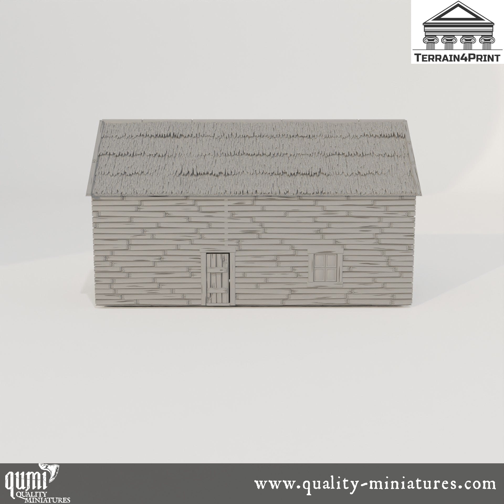 Barn Hrimstead - Resin Print - Tabletop RPG Terrain - Terrain4Print - Qumi Quality Miniatures - Qumi Wargaming Mini Model Figure