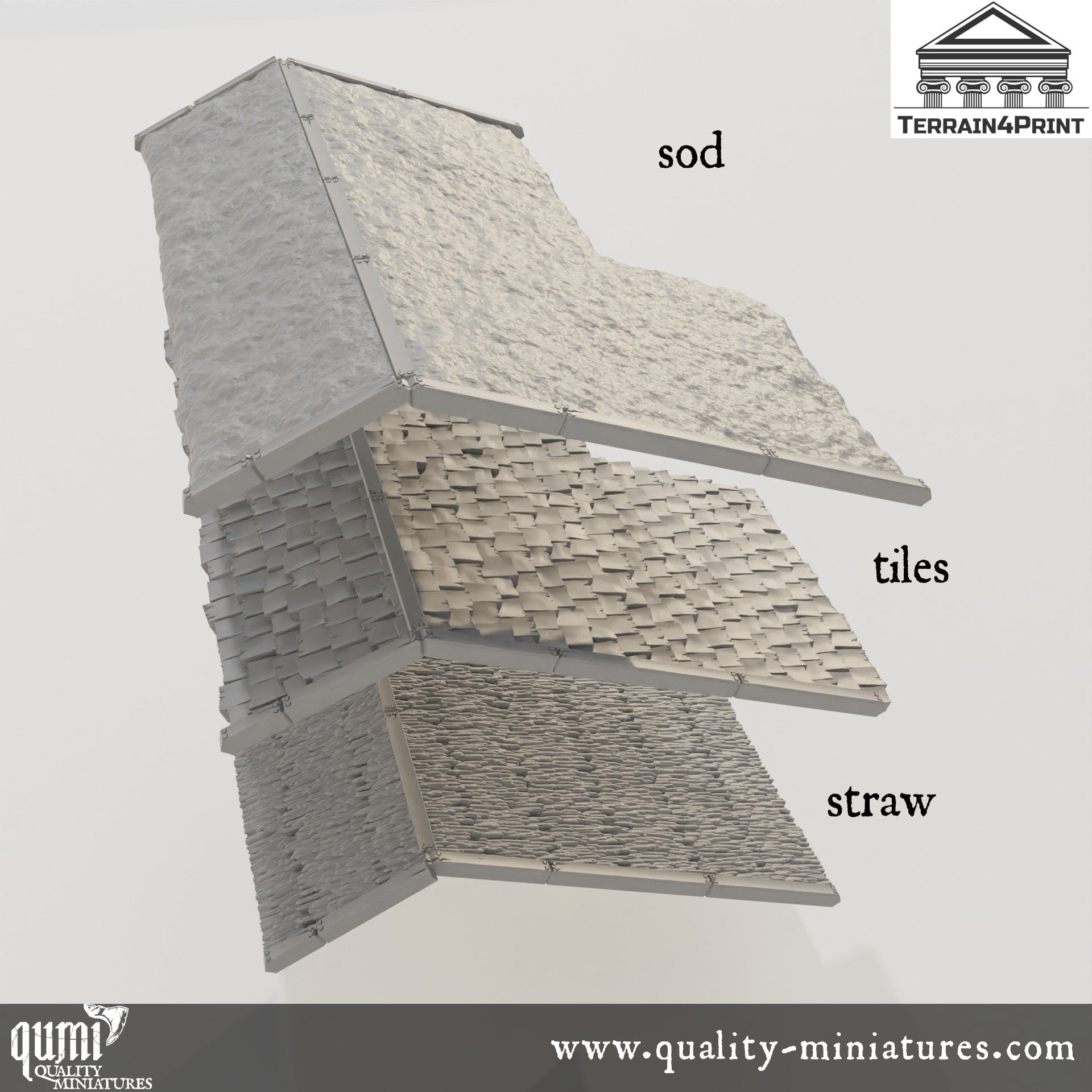 Big Cabin Hrimstead - Resin Print - Tabletop RPG Terrain - Terrain4Print - Qumi Quality Miniatures - Qumi Wargaming Mini Model Figure