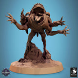 Creature Devilish Flea Tabletop Miniatures by Qumi, 3D printed resin tabletop miniature for RPGs, wargaming and painting