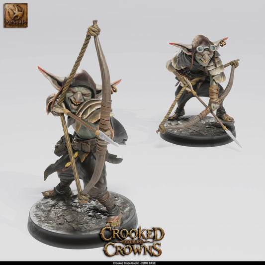Tabletop Goblin Warband Miniatures Rescale Miniatures