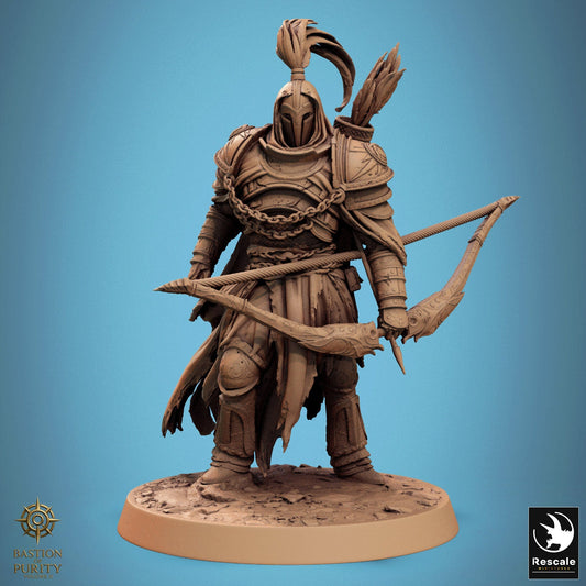 Humanoid Fighter Silent Sentinel 32mm Rescale Miniatures - Quality Miniatures - Qumi