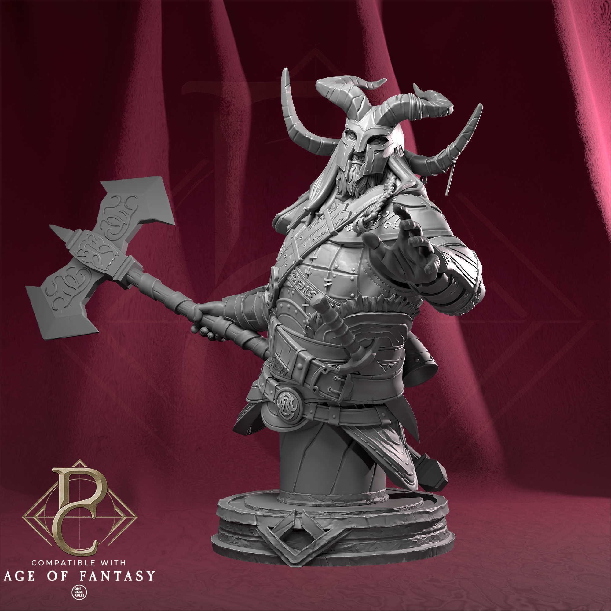 Bust - 75mm 110mm Qumi Parasite Collectibles Quality Miniatures - Qumi Wargaming Mini Model Figure