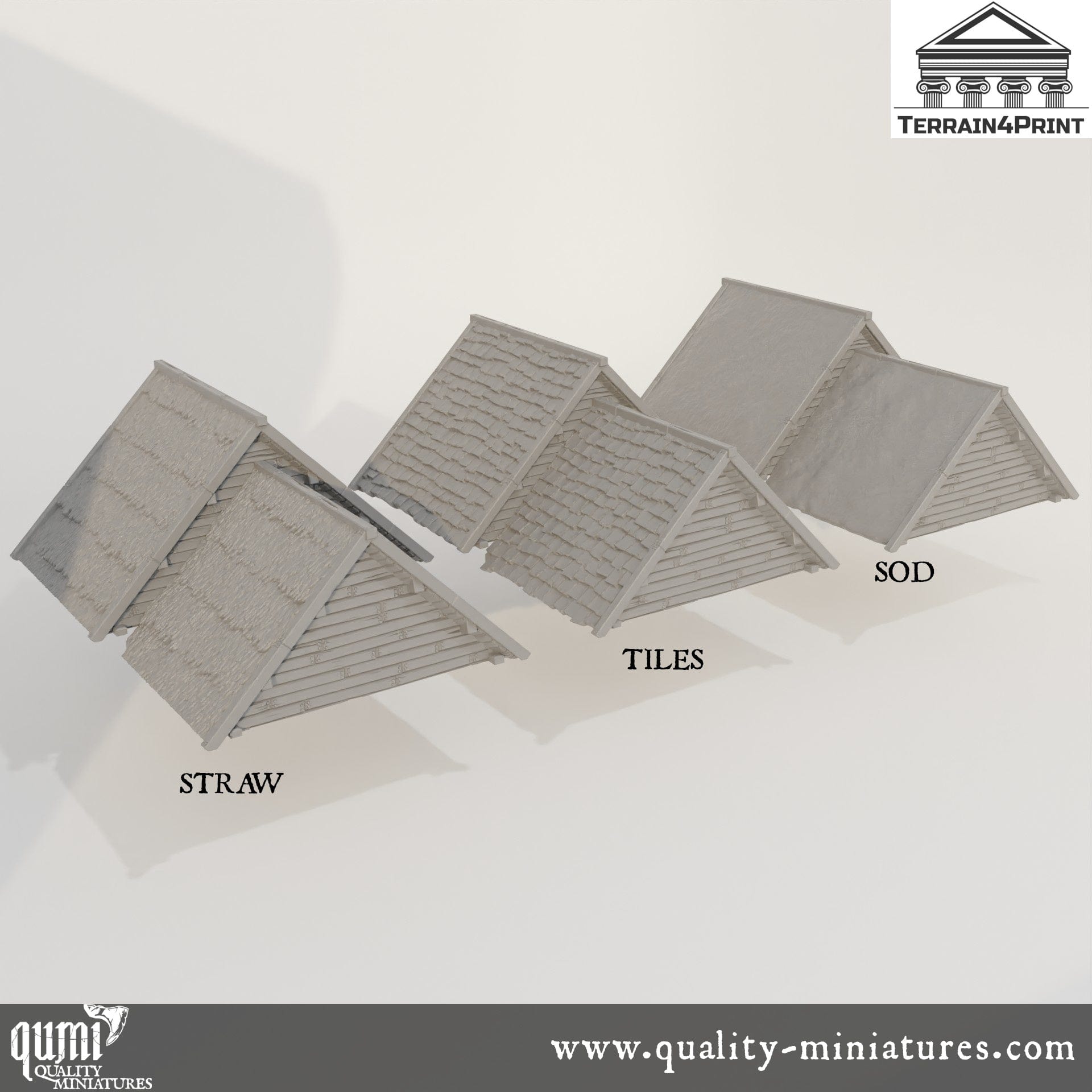 Cabin 3 Hrimstead 2 - Resin Print - Tabletop RPG Terrain - Terrain4Print - Qumi Quality Miniatures - Qumi Wargaming Mini Model Figure