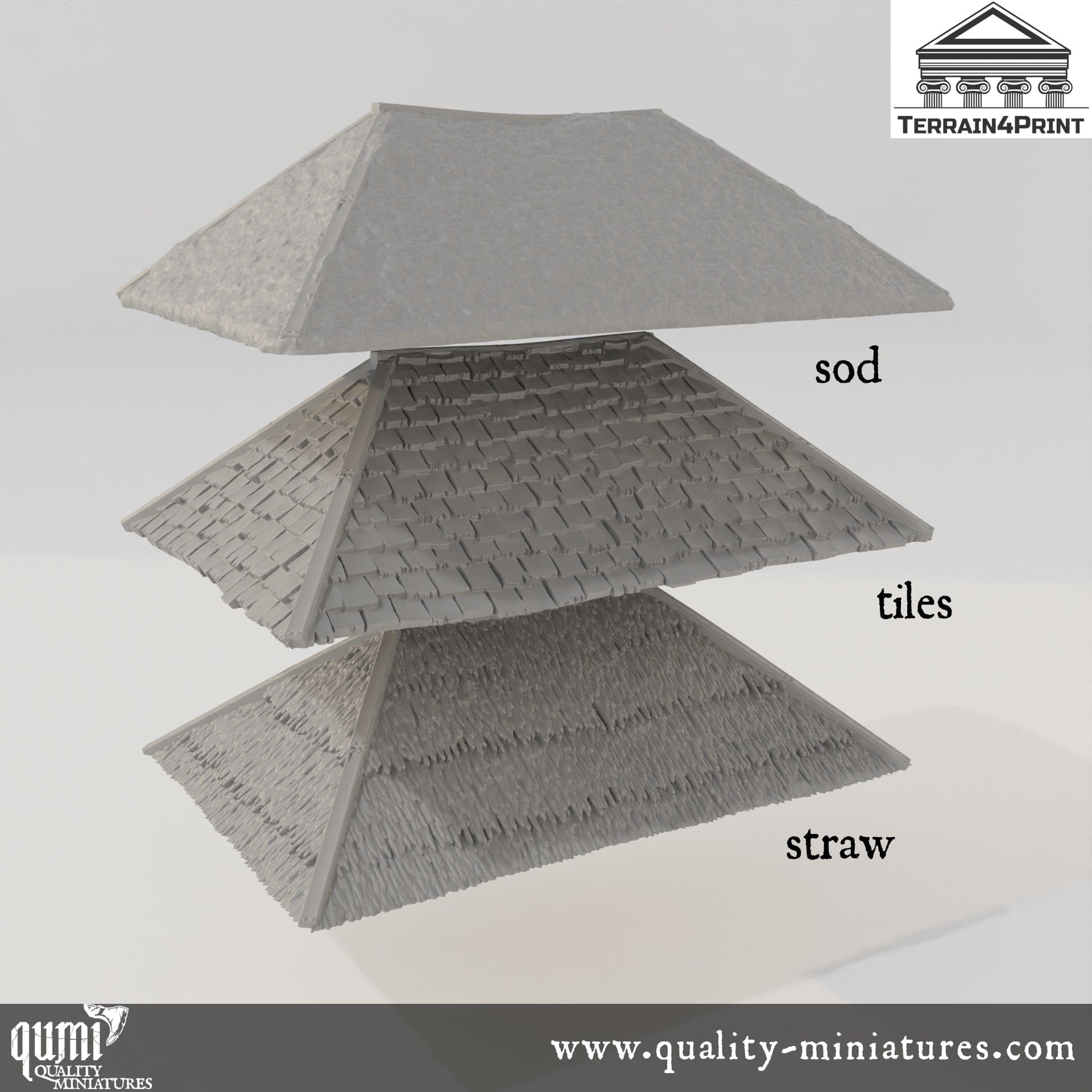 Cabin Hrimstead - Resin Print - Tabletop RPG Terrain - Terrain4Print - Qumi Quality Miniatures - Qumi Wargaming Mini Model Figure