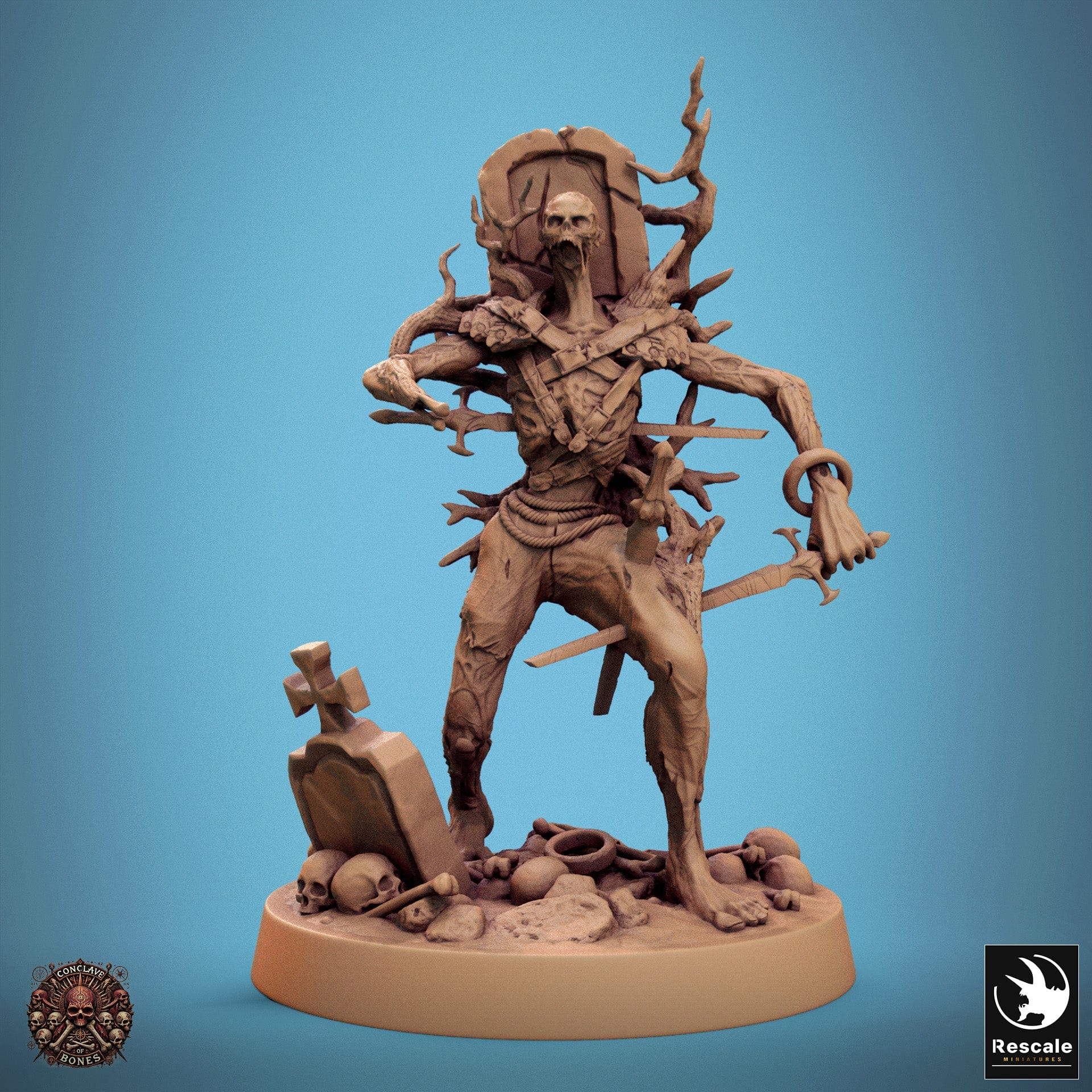 Tabletop RPG Miniature Zombies 32mm Qumi Rescale Miniatures Corrupt Quality Miniatures - Qumi Wargaming Mini Model Figure