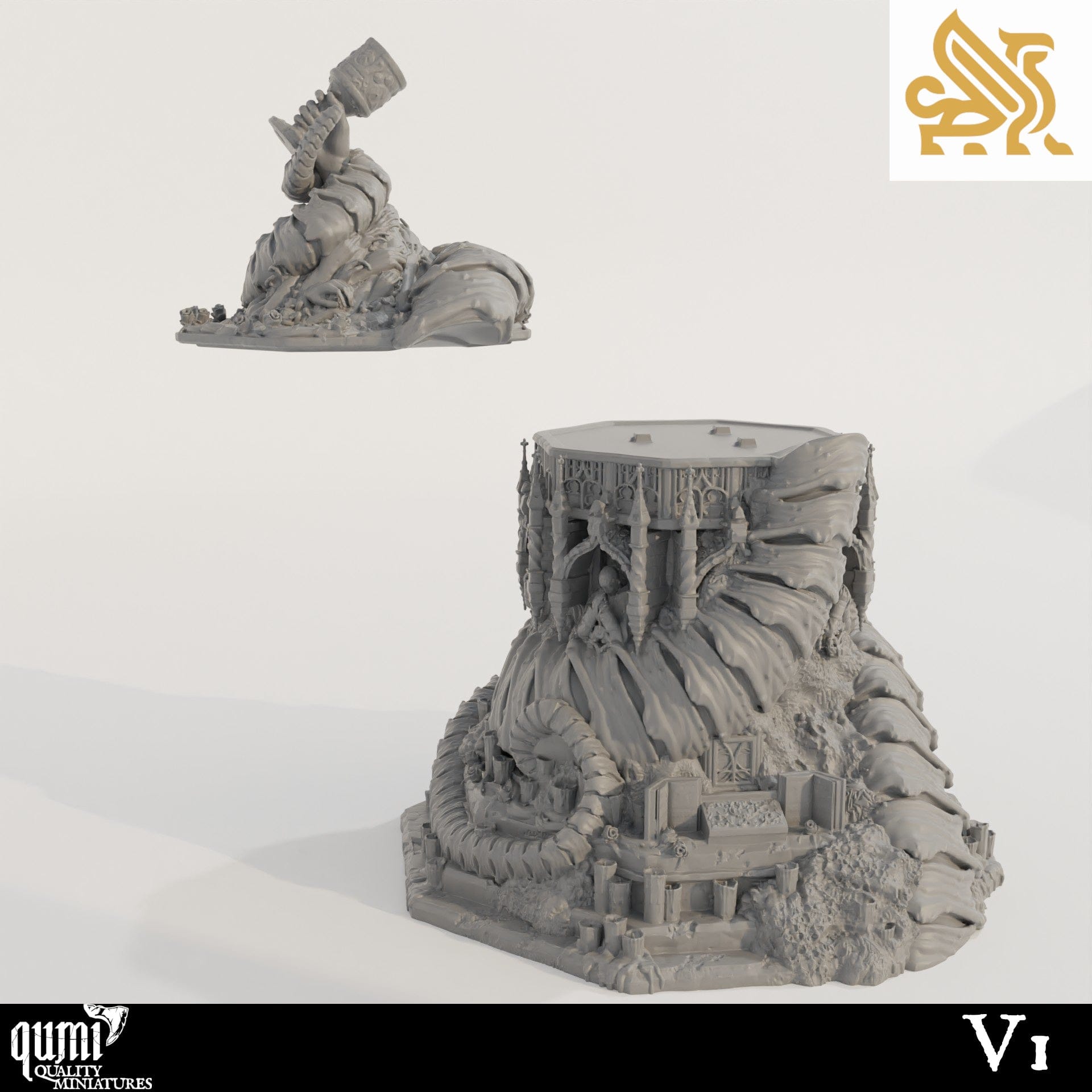 Corrupted Chalice - 32mm Tabletop RPG Mini - Qumi - DM Stash Quality Miniatures - Qumi Wargaming Mini Model Figure