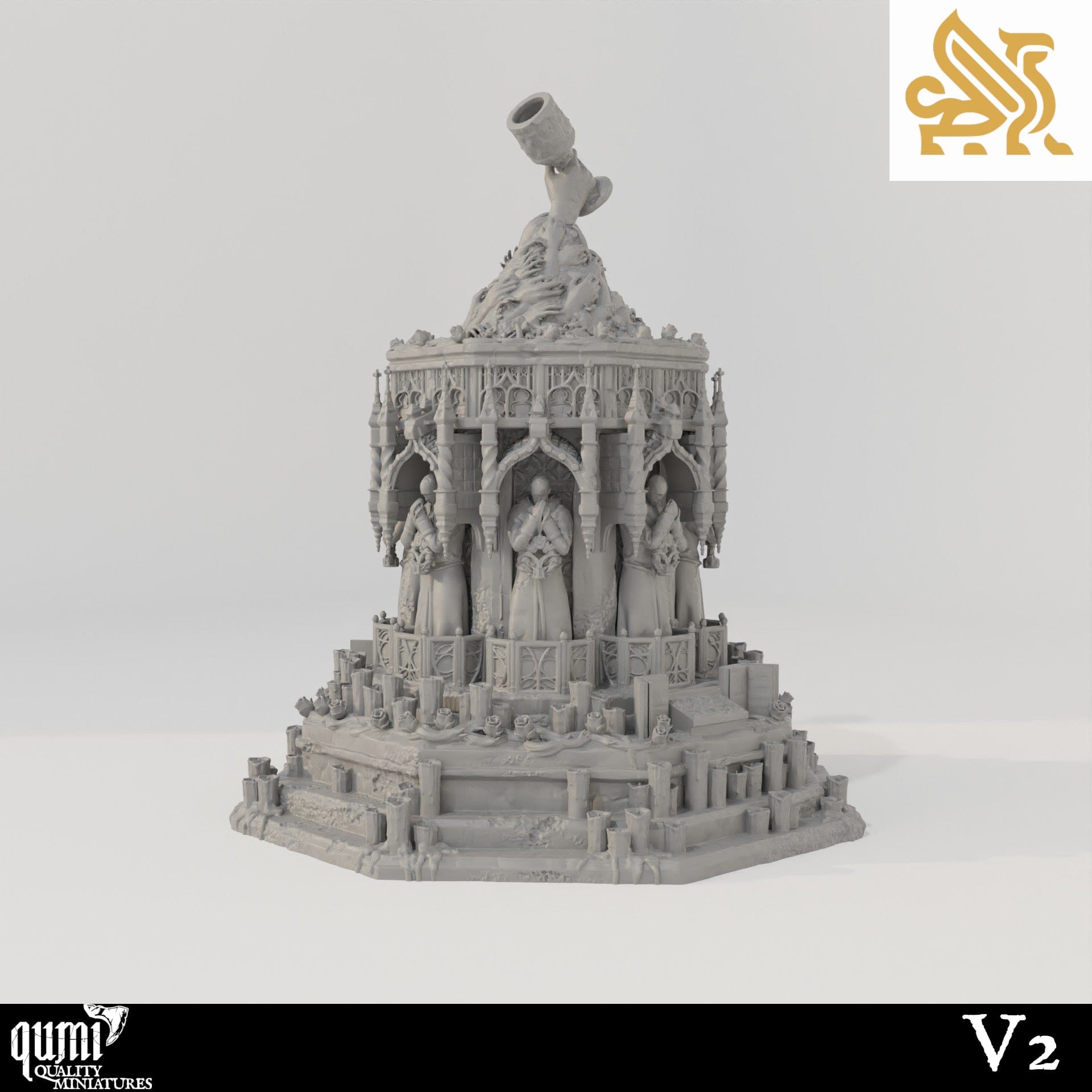 Corrupted Chalice - 32mm Tabletop RPG Mini - Qumi - DM Stash Quality Miniatures - Qumi Wargaming Mini Model Figure