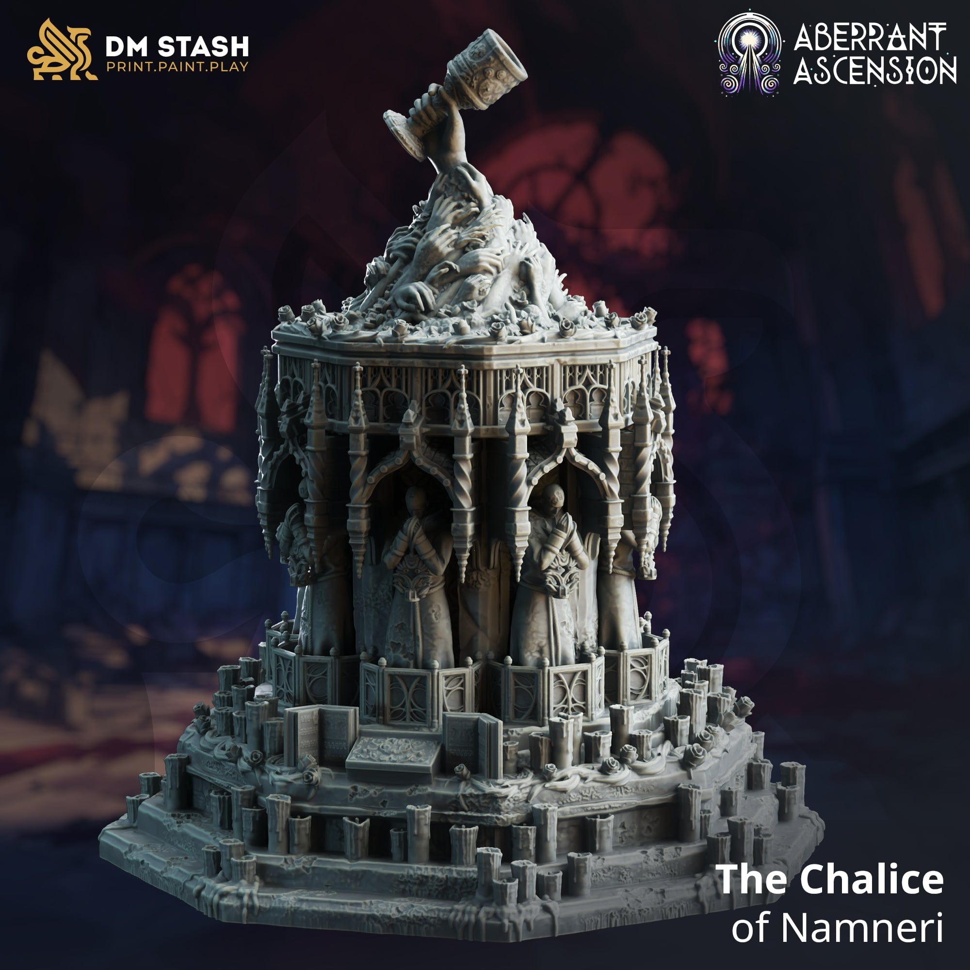 Corrupted Chalice - 32mm Tabletop RPG Mini - Qumi - DM Stash Quality Miniatures - Qumi Wargaming Mini Model Figure