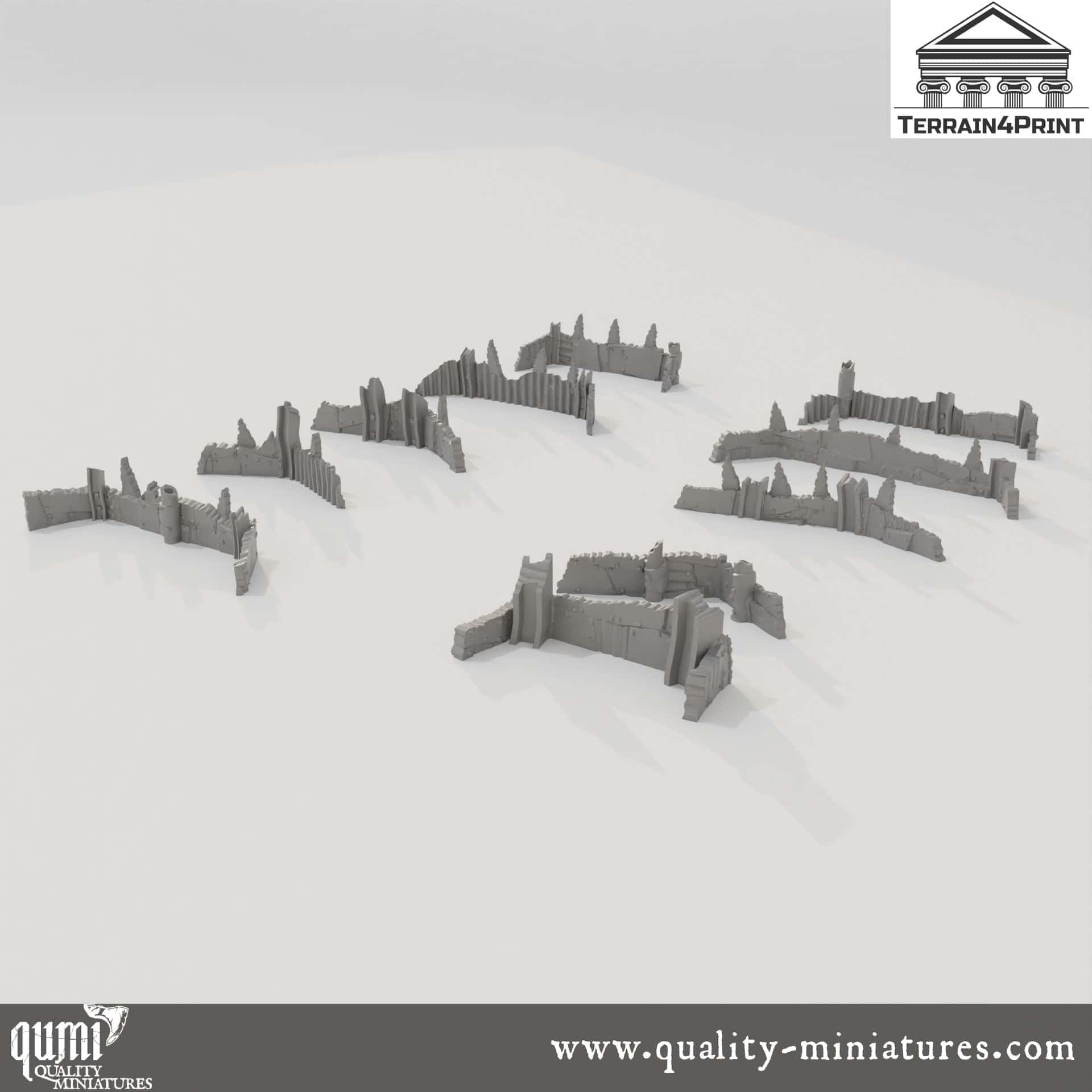 Dakka Covers - Rivet City - Resin Print - Tabletop RPG Terrain - Terrain4Print - Qumi Quality Miniatures - Qumi Wargaming Mini Model Figure